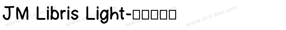 JM Libris Light字体转换